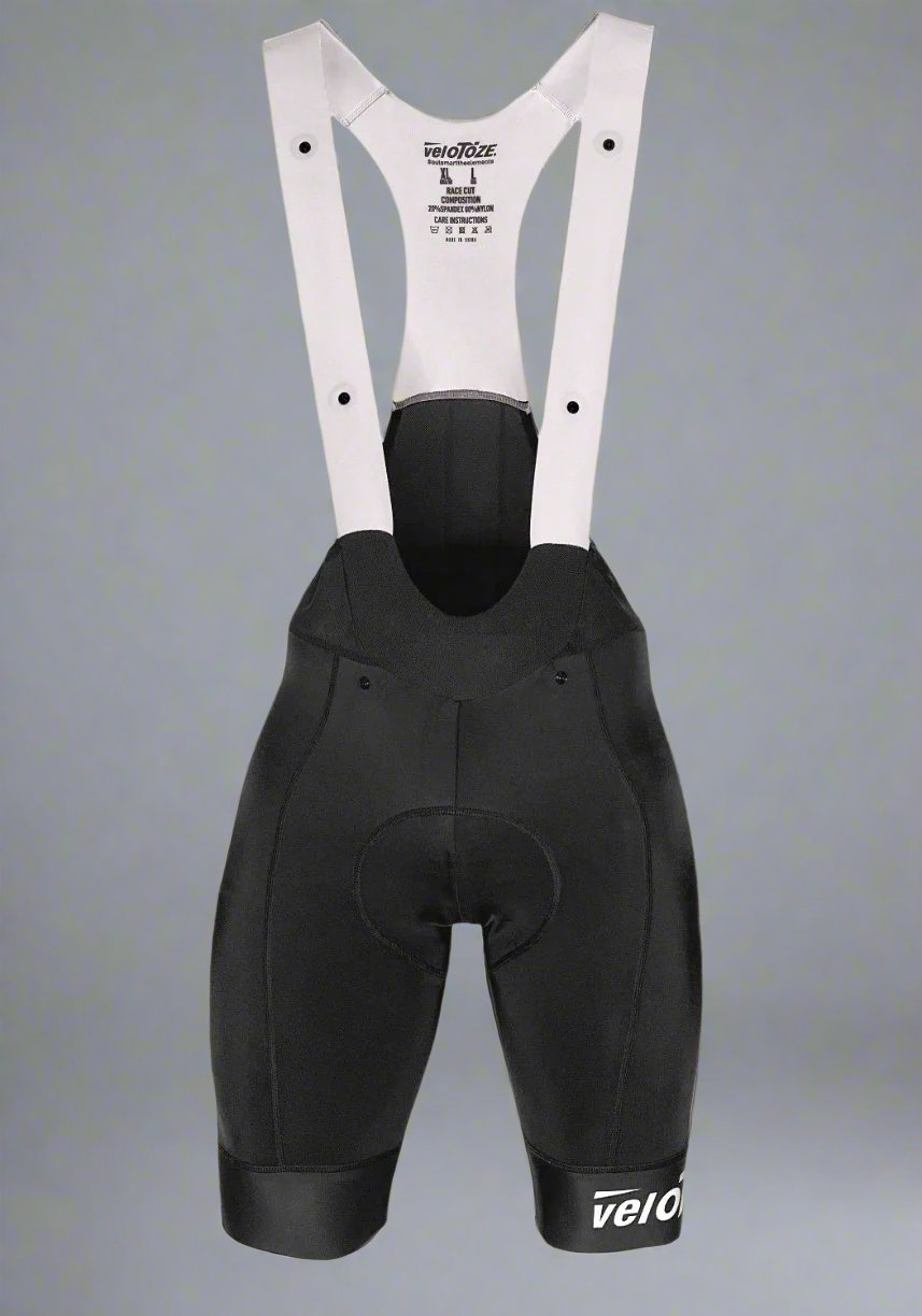 veloToze AeroLink™ Cycling Bibs - Black