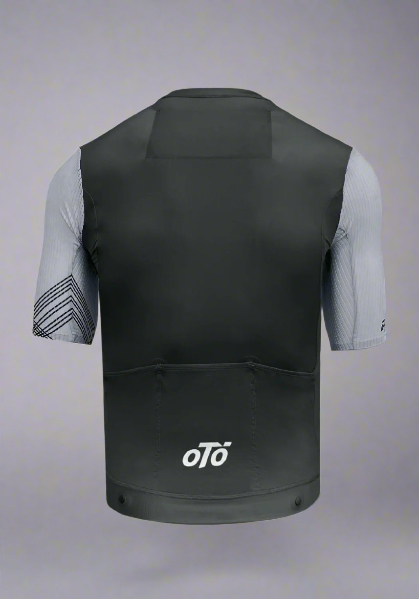 veloToze AeroLink™ Short Sleeves Jersey - Black/Gray