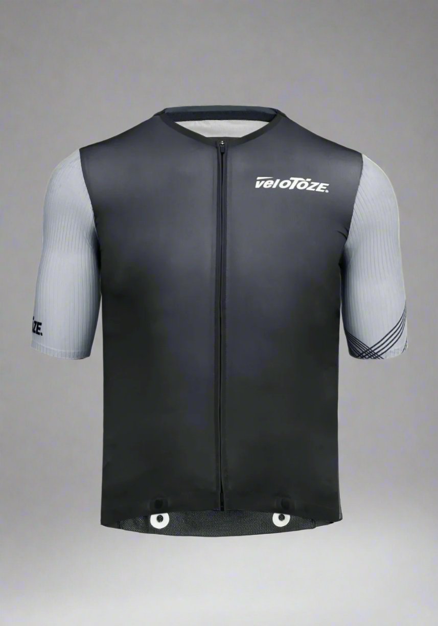 veloToze AeroLink™ Short Sleeves Jersey - Black/Gray