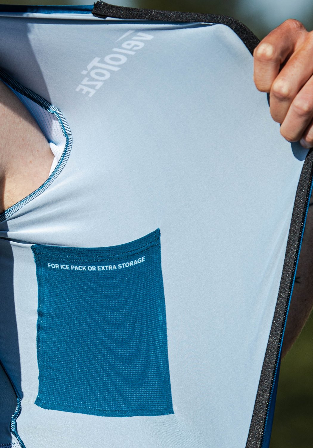 veloToze AeroLink™ Short Sleeves Jersey - Blue/Aqua
